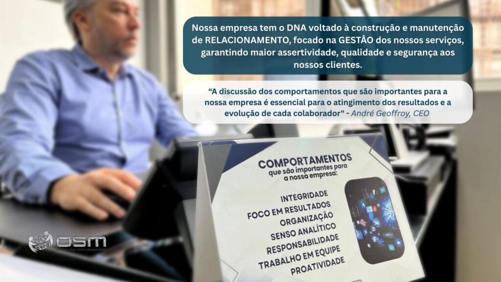 COMPORTAMENTOS que são importantes para a nossa empresa